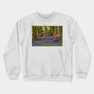 Bluebells Bluebell Woods Basildon Park Berkshire Crewneck Sweatshirt